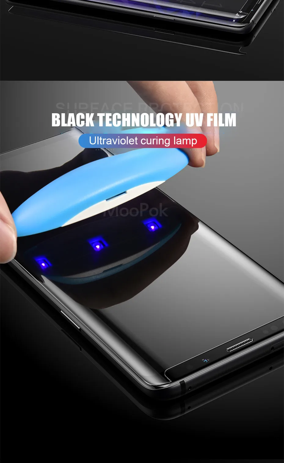 100D защита для экрана с закругленными краями, закаленное стекло для samsung Galaxy S8, S9, S10 Plus, Note 8, 9, 10, S7 Edge, защитное стекло, пленка