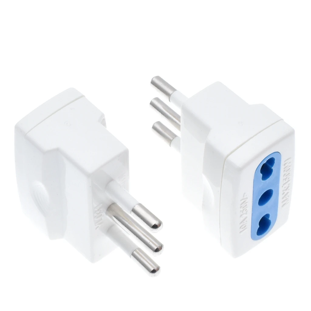 Европейский 2-контактный ЕС 4 0 мм Италию мини адаптер для путешествий подходит