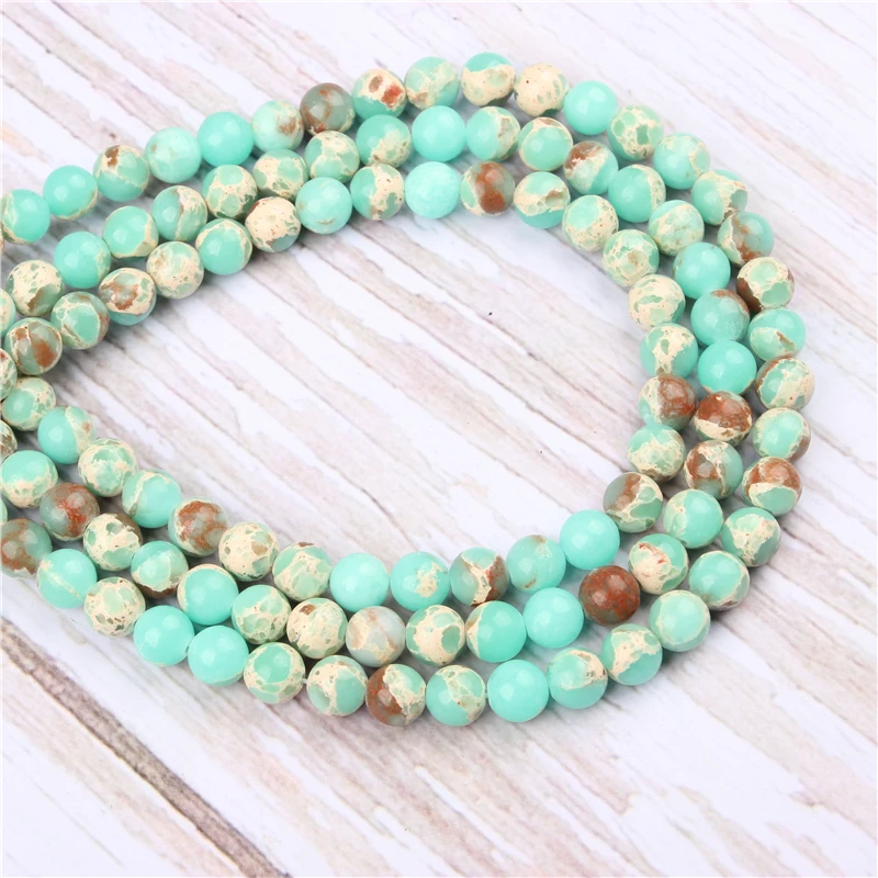 

Wholesale Natural Emperor Natural Stone Beads Round Beads Loose Beads For Making Diy Bracelet Necklace 4/6/8/10/12MM