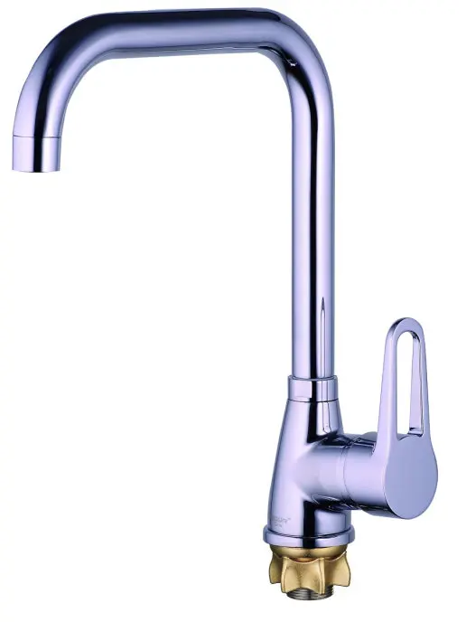 G-lauf Смеситель для кухни с высоким поворотным изливом однорычажный хромированный