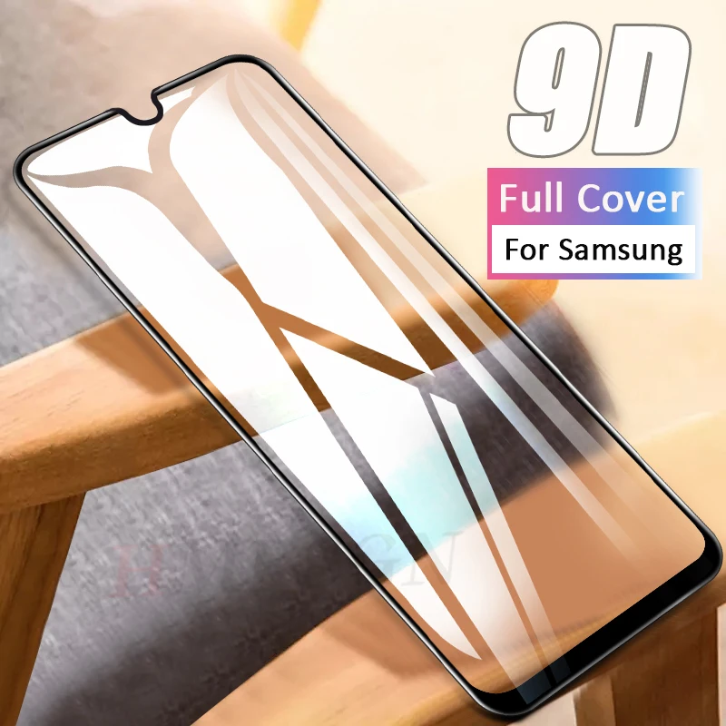 Защитное стекло 9D для Samsung Galaxy A10 A20 A30 A40 A50 пленка экрана S20FE S21 Plus A01 A21 A41 A51 A71