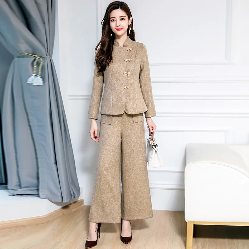 Модный костюм в стиле ретро на весну и осень новая Корейская версия богини