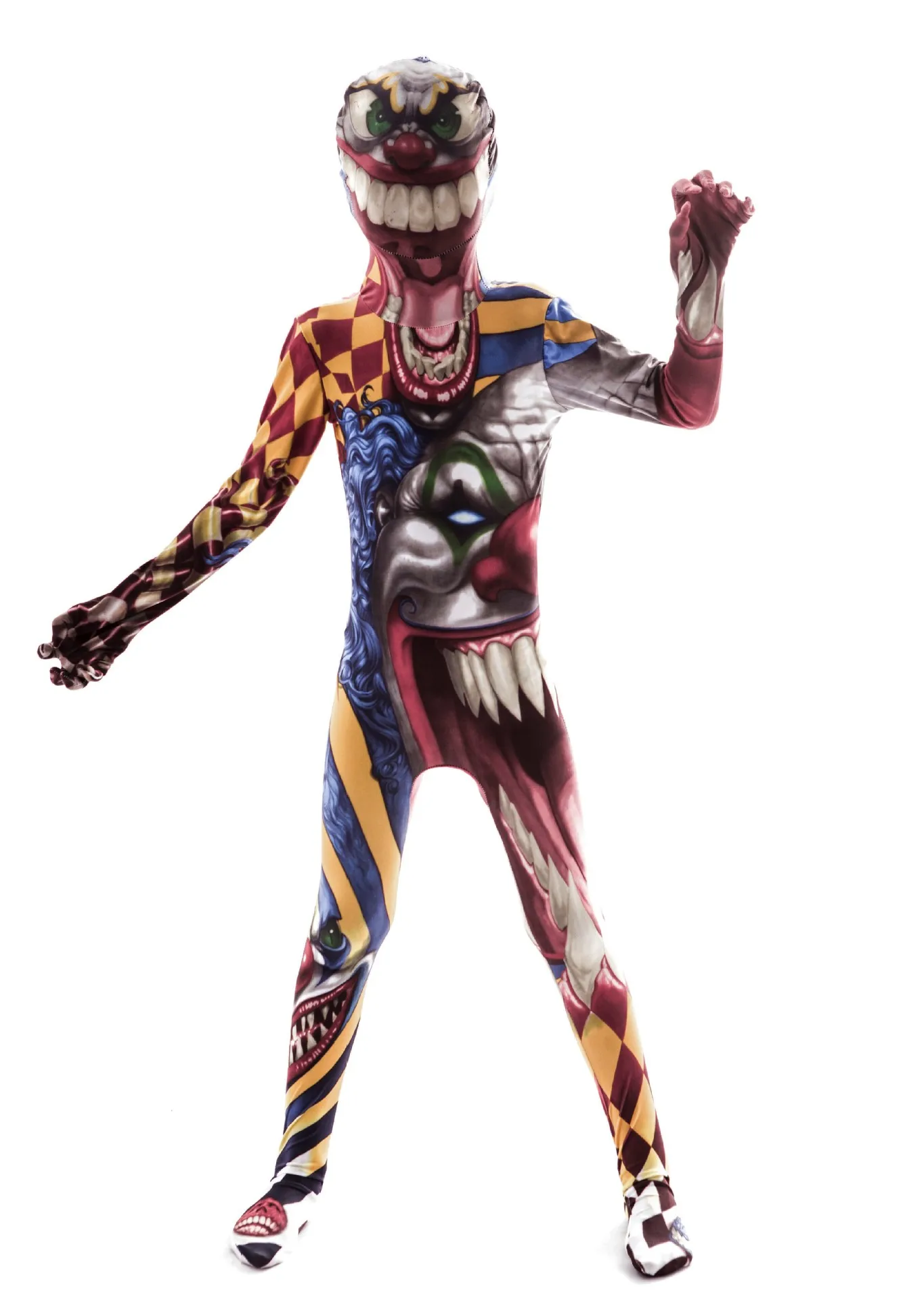 Несколько страшных вариаций для Хэллоуина Забавный оборотенок клоун фестиваль