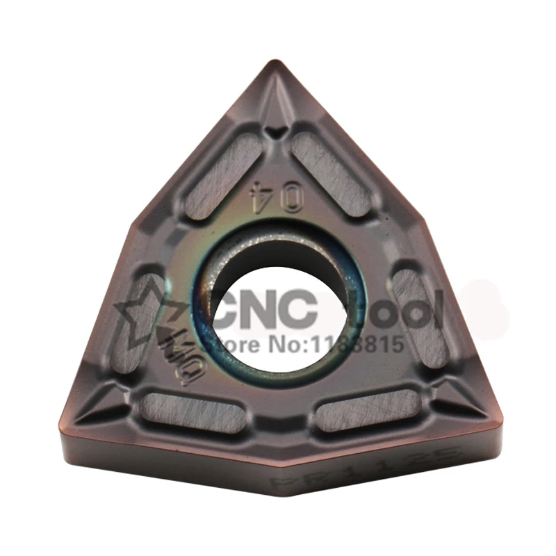 

10pcs WNMG080404-MQ/WNMG080408-MQ turning tool Carbide insert for Steel stainless steel Applicable to mwlnr / wwlnr