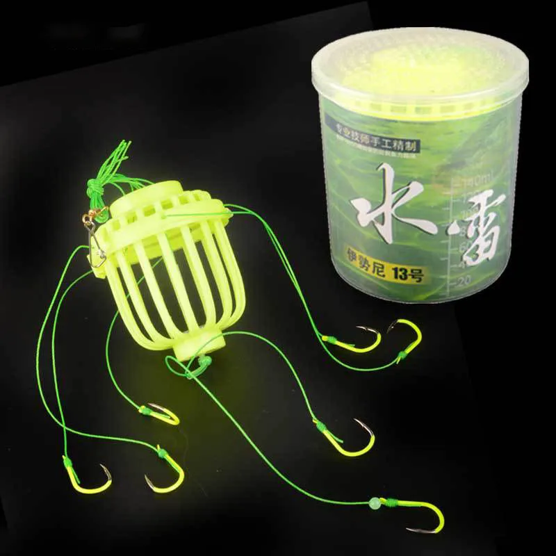 Рыболовный крючок-фонарик рыболовная приманка ловушка для приманки клетка с