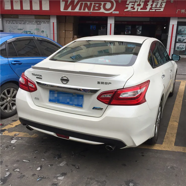 Для NISSAN спойлер Teana 2016-2018 Altima Высокое качество ABS Материал заднего крыла