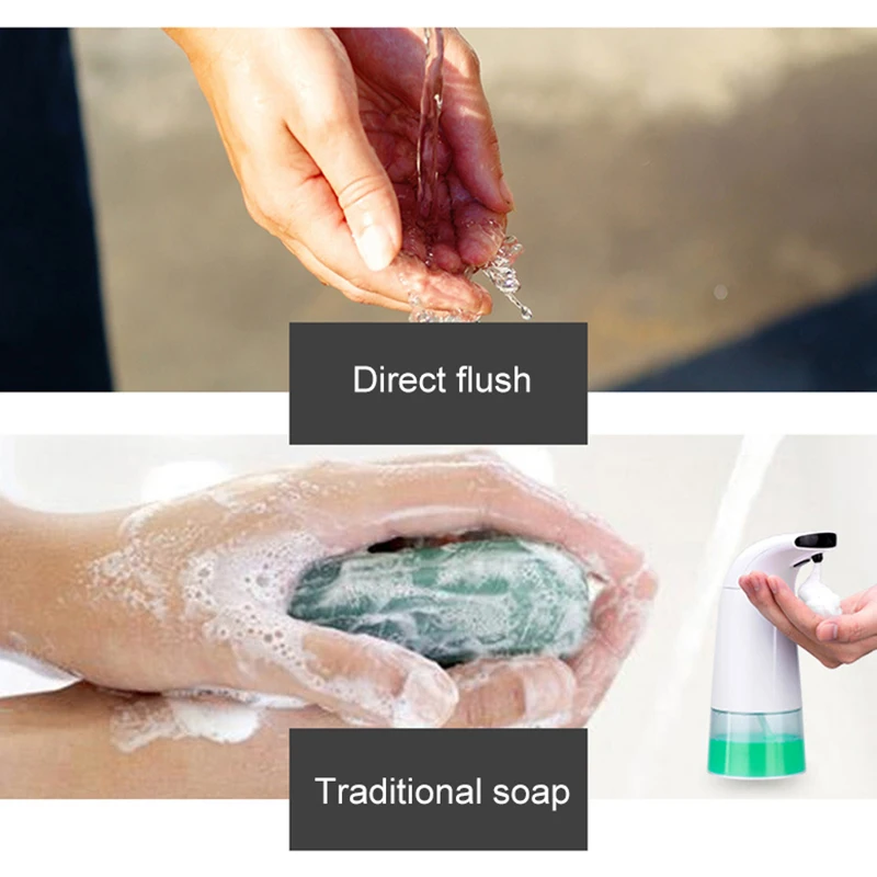 250 мл Ванная комната Кухня автоматический распылитель для мыла Сенсор