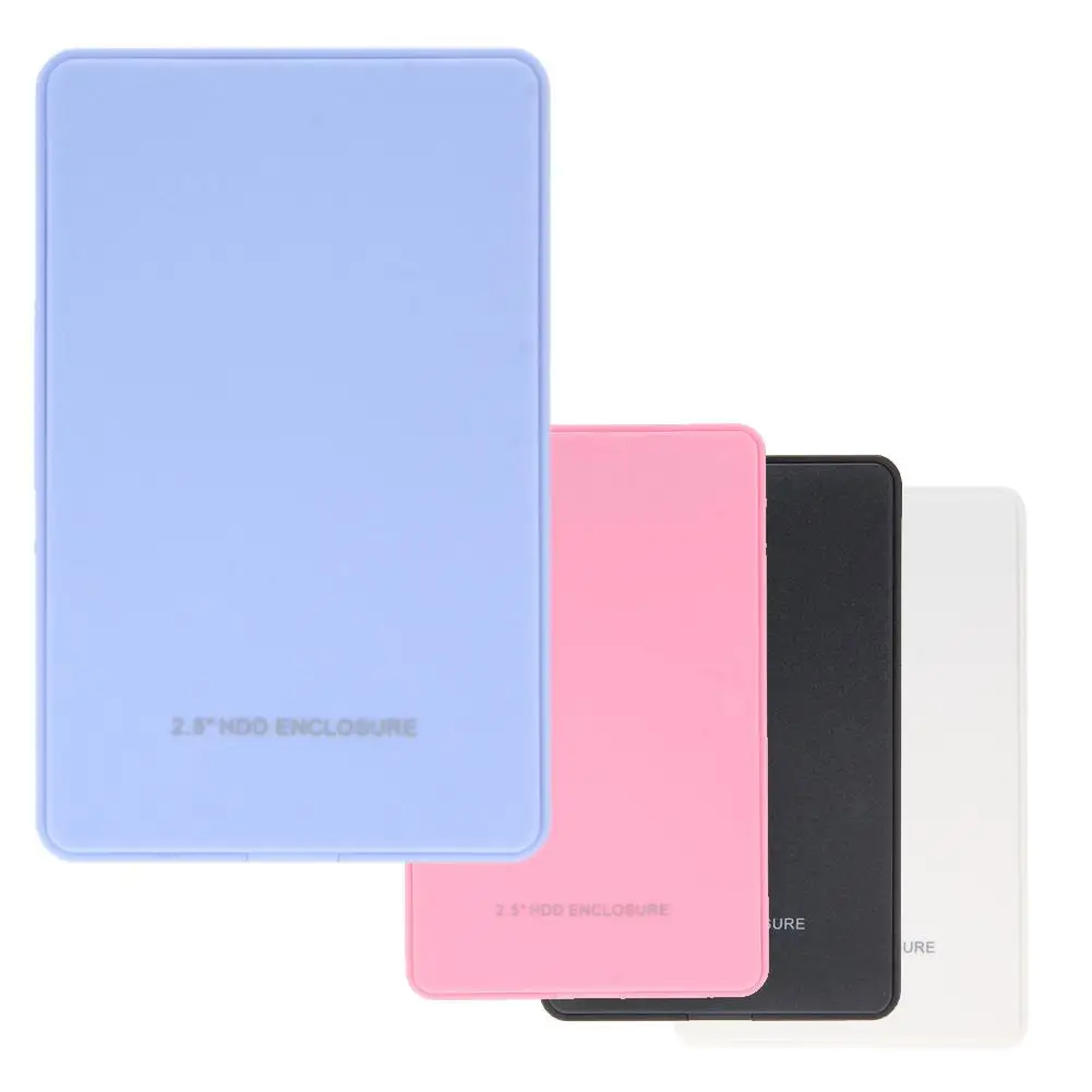 

HDD Case 2.5inch SATA to USB 2.0 Adapter Hard Drive Enclosure For SSD Disk Case HDD Box USB 2.0 HD External HDD Enclosure