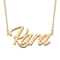 necklace with name kara for his her family member best friend birthday gifts on christmas mother day valentines day