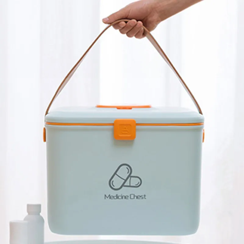 

Home First Aid Kit Multifunctional Outdoor Camping Medical Box Portable Medicine Storage Box First Aid Medical Supplies Toolbox