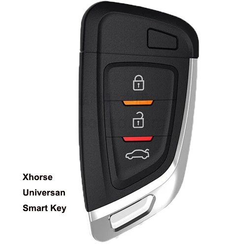 Красный KEYECU Xhorse Smart Universan бесконтактный ключ 4 кнопки для VVDI ключ инструмент, VVDI мини ключ инструмент, VVDI2 английская версия - Цвет: Красный