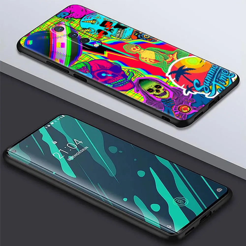 Мягкий чехол для OnePlus 8T 7 9 8 Pro Nord 2 Z N10 5G 9R N100 7T 6T N200 CE Черный силиконовый телефона