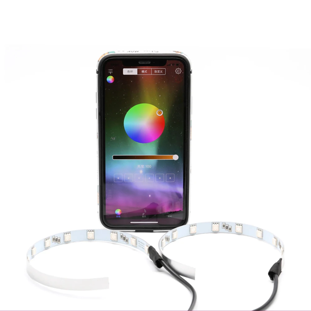 2 в 1 Автомобильные светодиодные RGB-лампы для дневных ходовых огней | Автомобили и