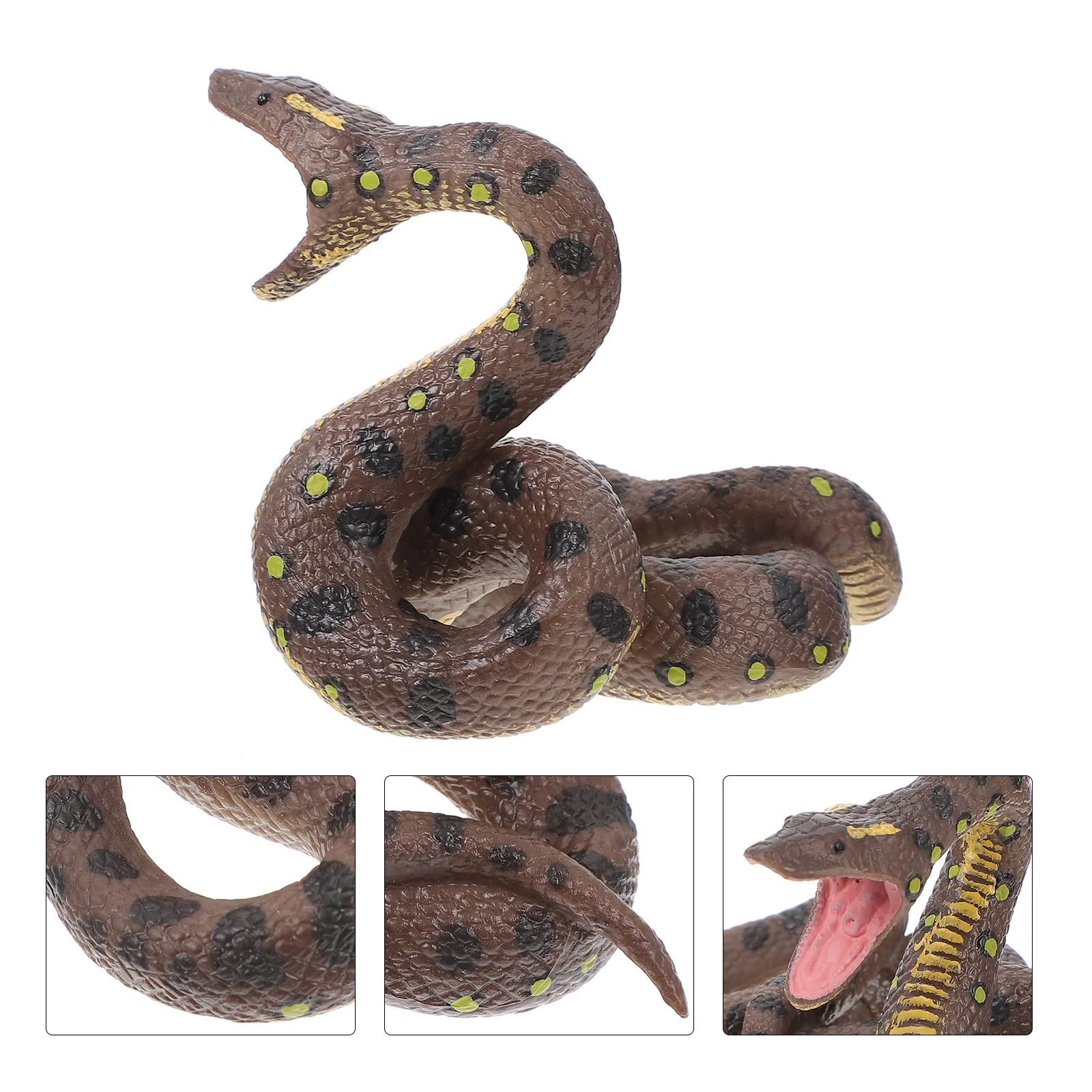 

1pc Plastic Boa Tricky Prop Kids High Simulation Reptile Model
