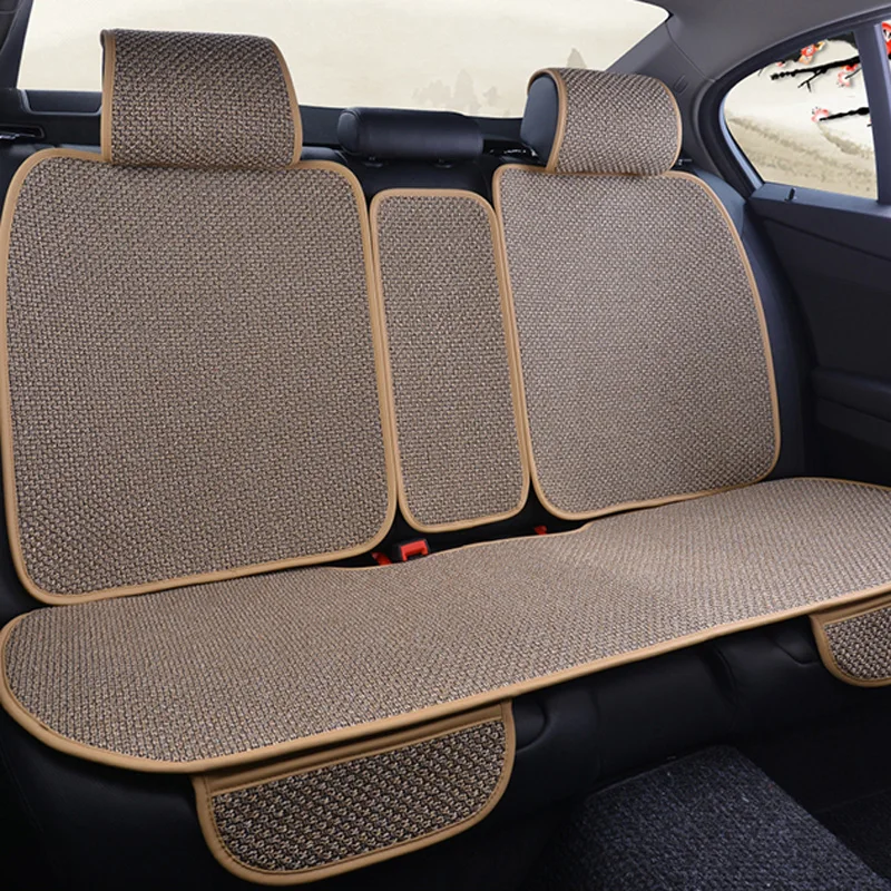 買取 リネンカーシート用保護カバー,フロントまたはリアシート用,クッション,車内用背もたれ
