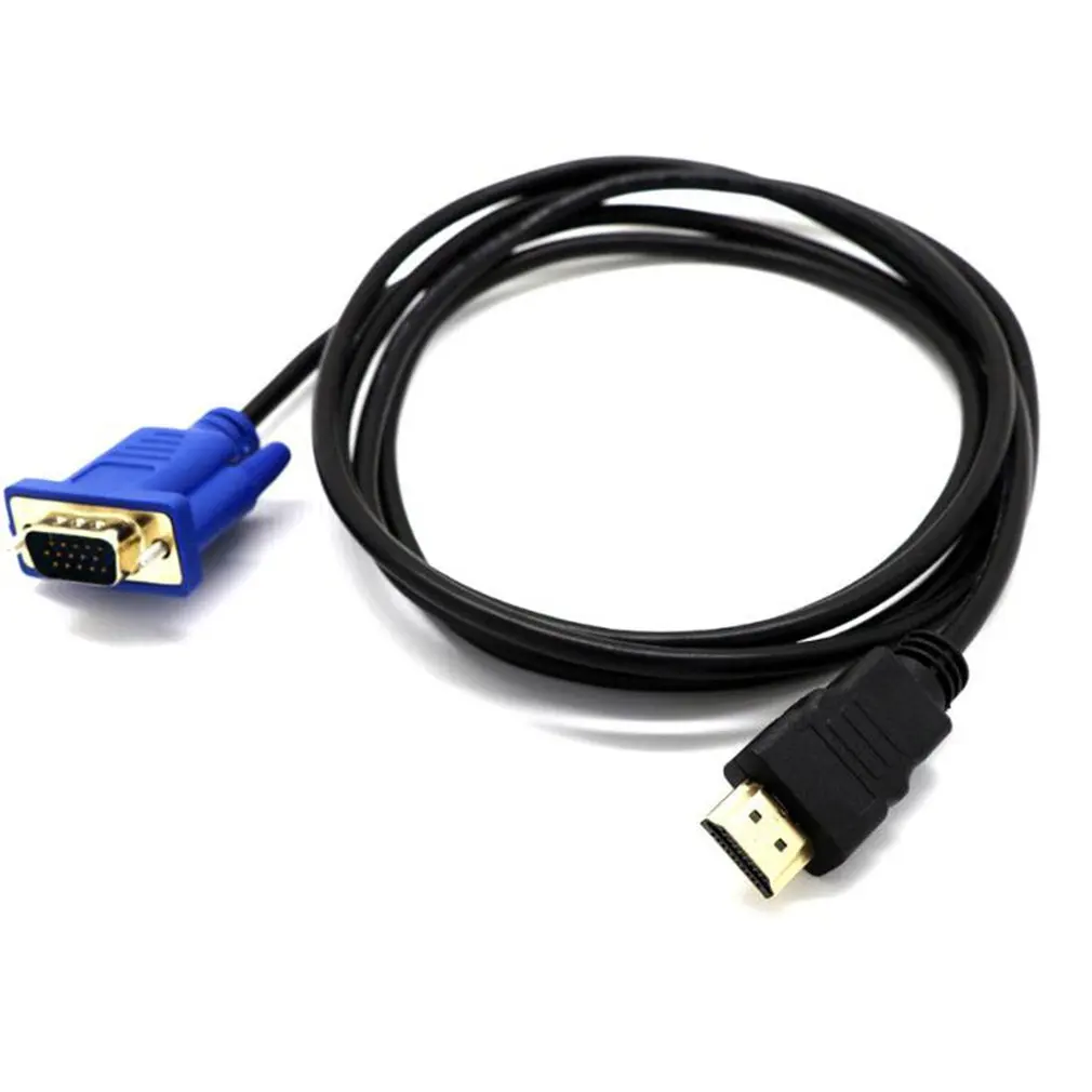 Портативный мини адаптер HDMI совместимый с Vga аудиопитанием к преобразователь 1080P