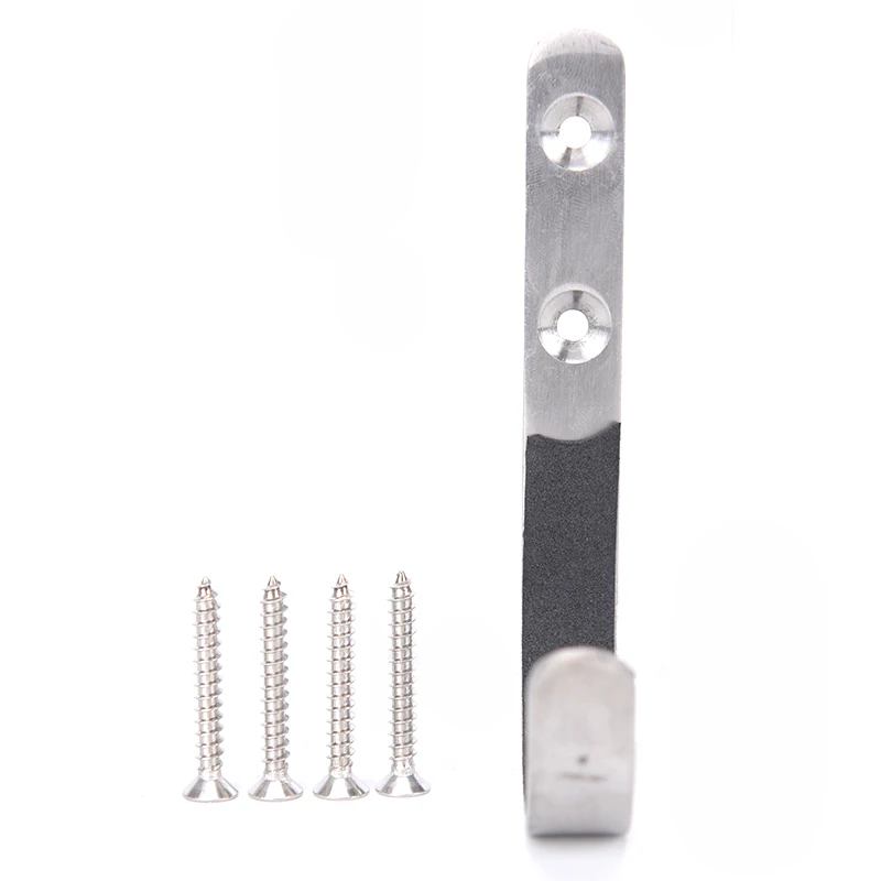 1 пара из нержавеющей стали пистолет настенный стеллаж для хранения J Hook винтовка