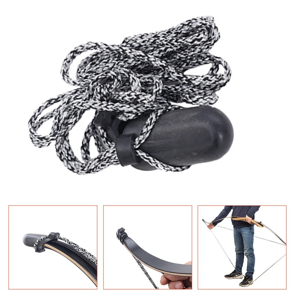 

1pc Bow Stringer High Strength Nylon Longbow Install Rope For Long Recurve Compound Outdoor Archery Hunting Shooting Tool