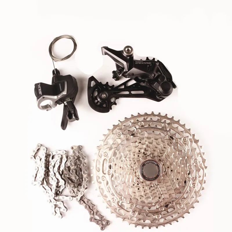 Новый SHIMANO DEORE M5100 M7000 11 скоростной набор MTB горный велосипед переключатель кассета