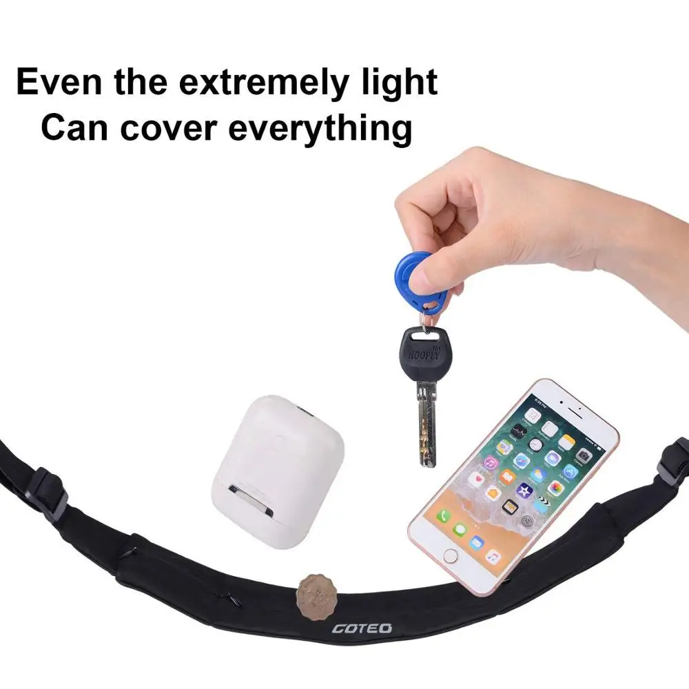 Поясная Сумка для бега тренажерного зала велоспорта невидимый кошелек мобильный