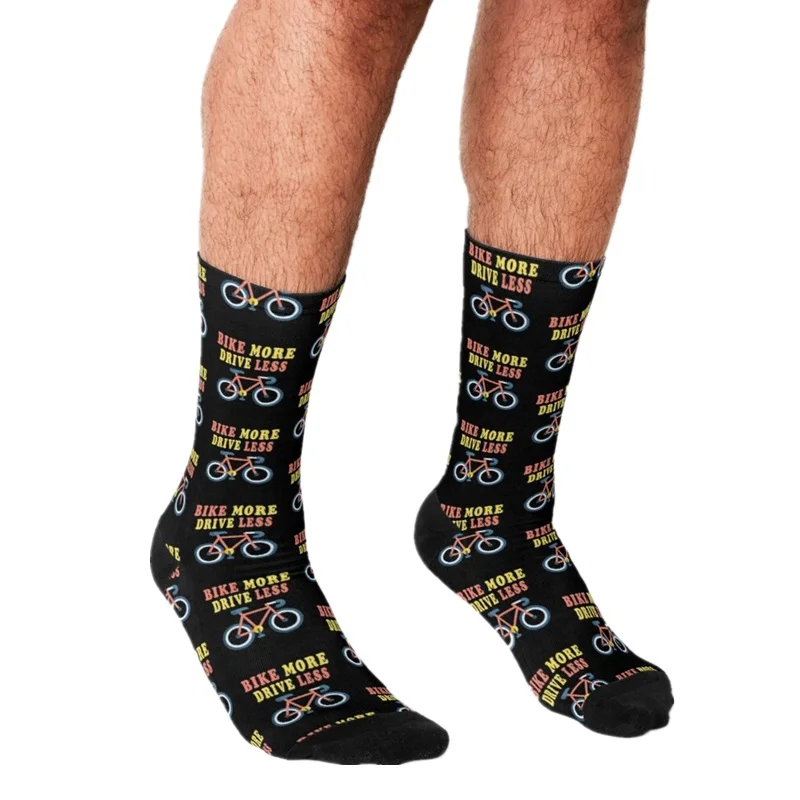 Забавные мужские носки 2021 Счастливые Носки с рисунком в стиле хип-хоп для езды на