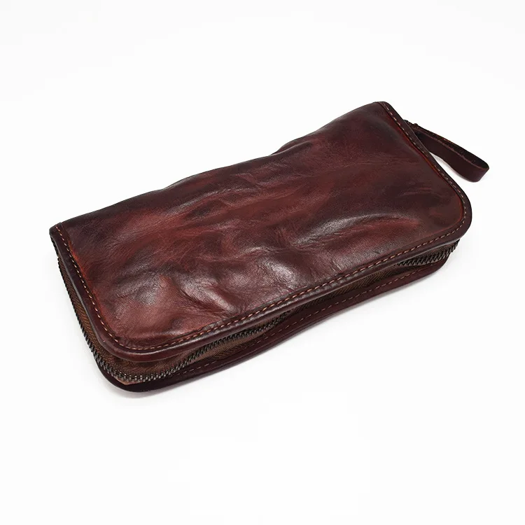 

Men's Hand Purse Multifunctional Retro Large Capacity Wallet