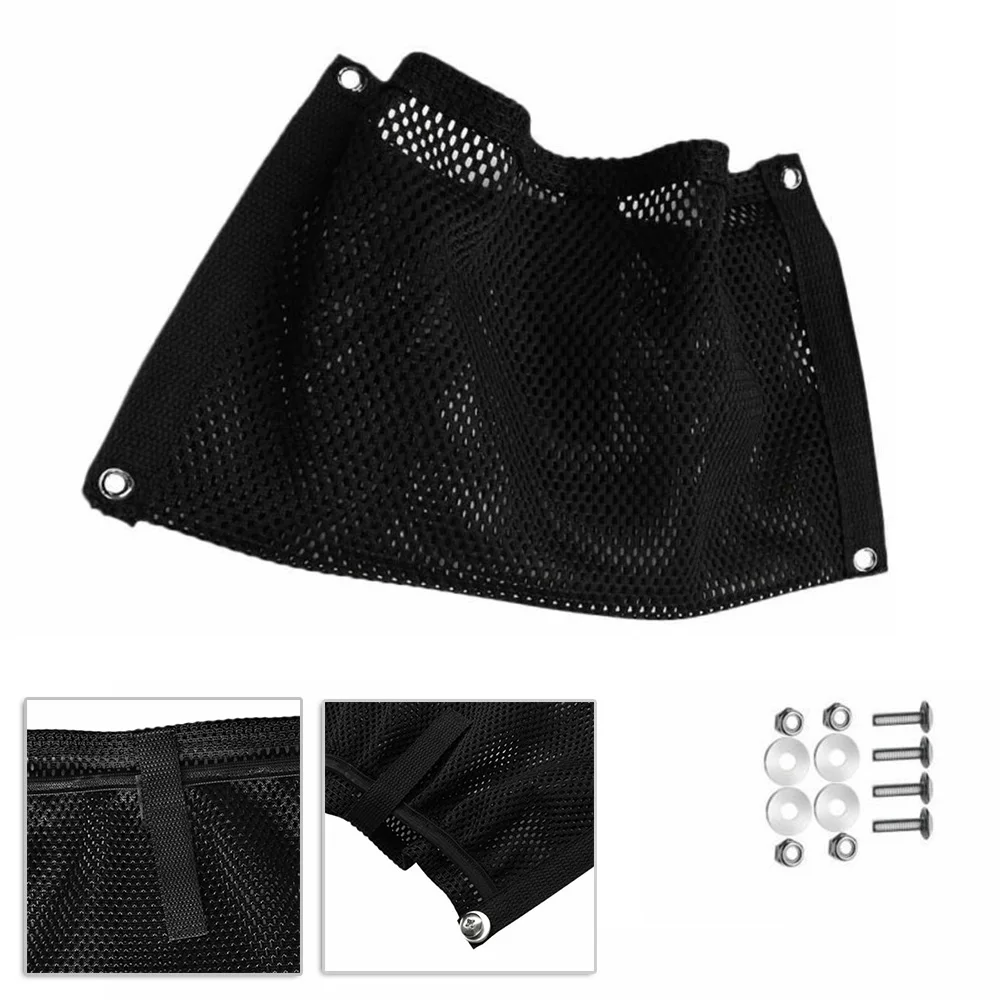

Black Nylon Marine Boat Kayak Storage Mesh Side Bag Gear Holder Organizer Accessories Durable And Lightweight