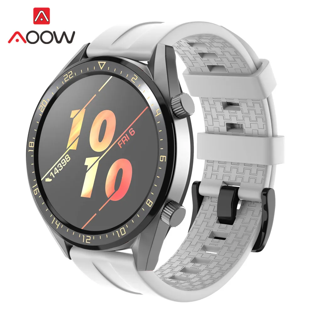 22 мм спортивный силиконовый ремешок для часов huawei Honor Magic Watch GT активный Ремешок Браслет для samsung Galaxy Watch 46 мм Шестерня S3