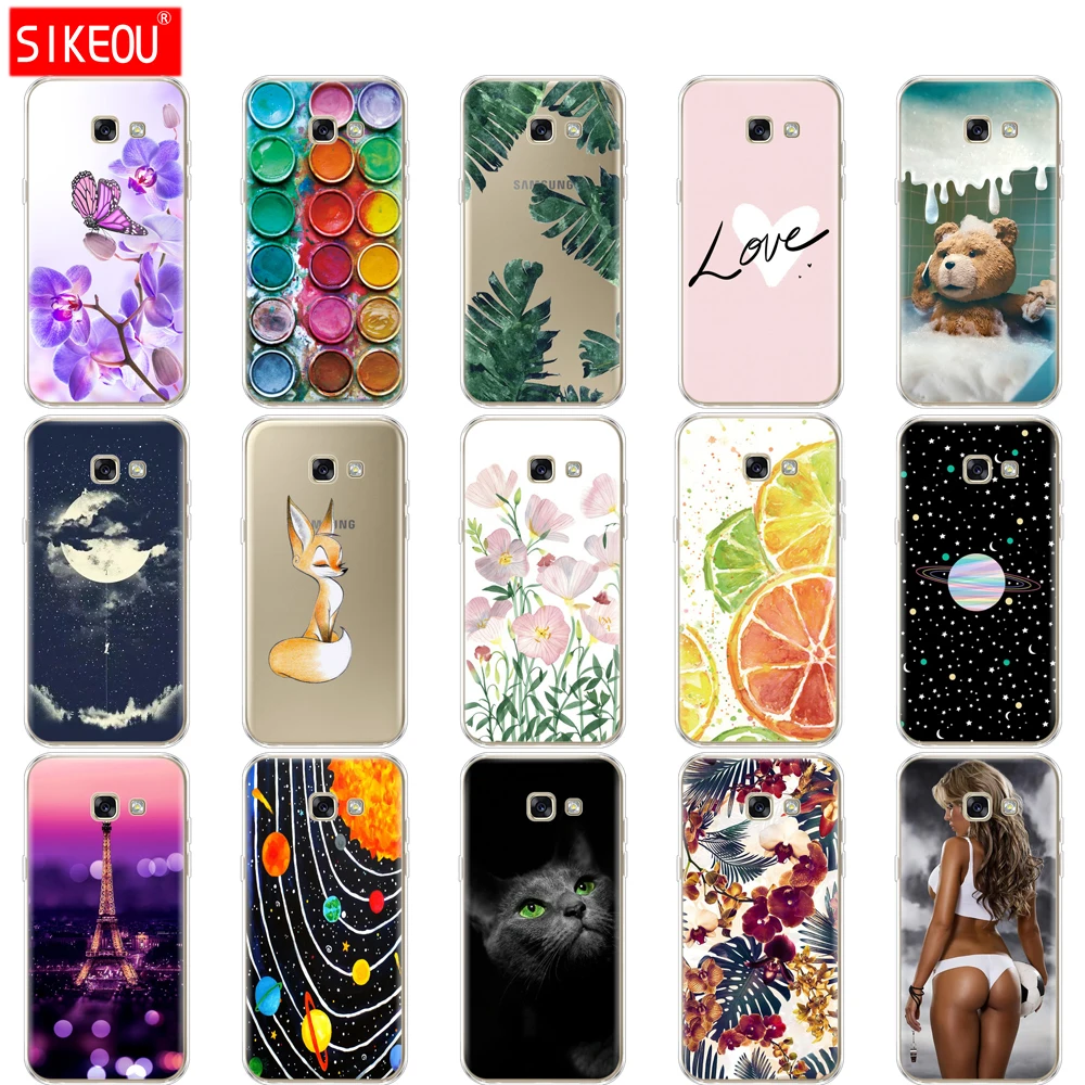 Силиконовый чехол для телефона Samsung A5 2017 мягкий силиконовый Galaxy SM A520F 2017|Бамперы| |