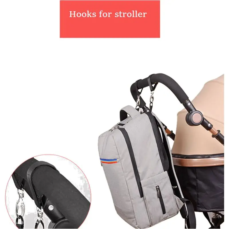 Сумка для пеленок Lekebaby на детскую коляску рюкзак мам дорожный органайзер мам|nappy
