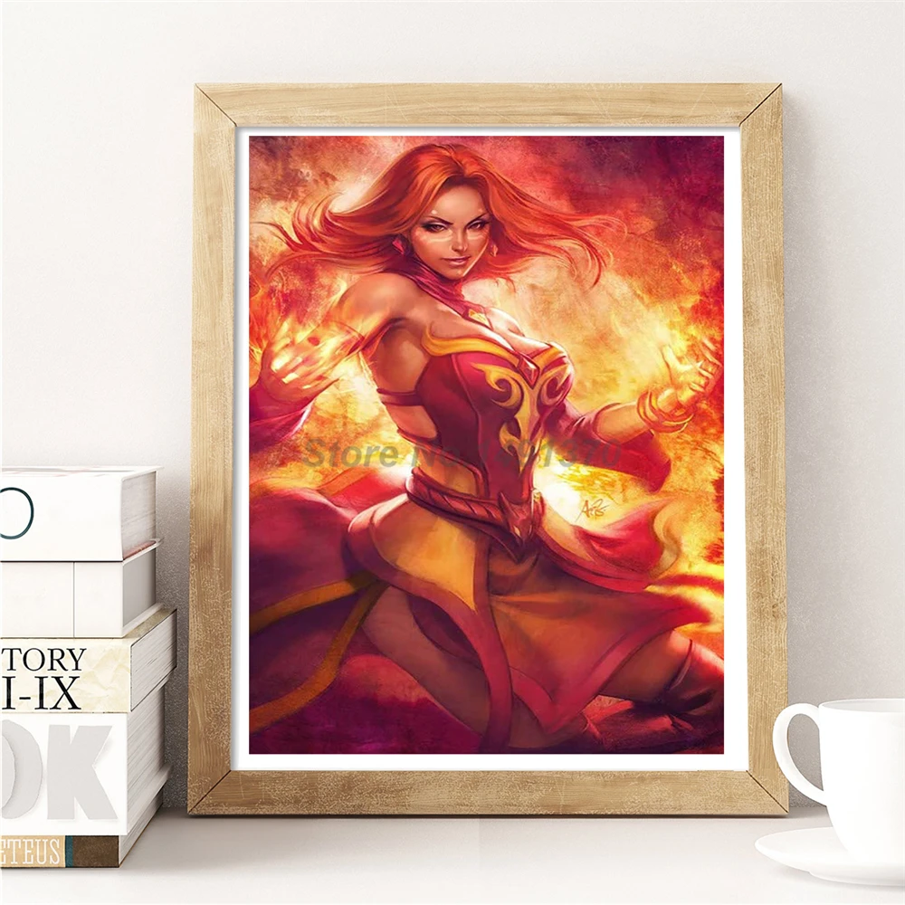 Сексуальная девушка Лина Аниме Северный стиль холст живописи плакат абстрактная печать декоративная картина для гостиной декор дома.