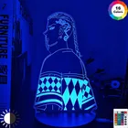 Светодиодная лампа с имитацией Токио, декоративный светильник для детской спальни, подарок на день рождения, настосветильник ПА с объемным рисунком Токийского рептицита