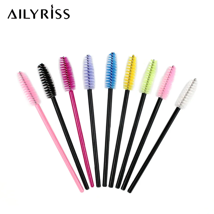 500pcs Eyelash Brushes Makeup Brushes Beauty Cosmetic Tool Disposable Mascara Wands Eyelash Extension Supplies AILYRISS