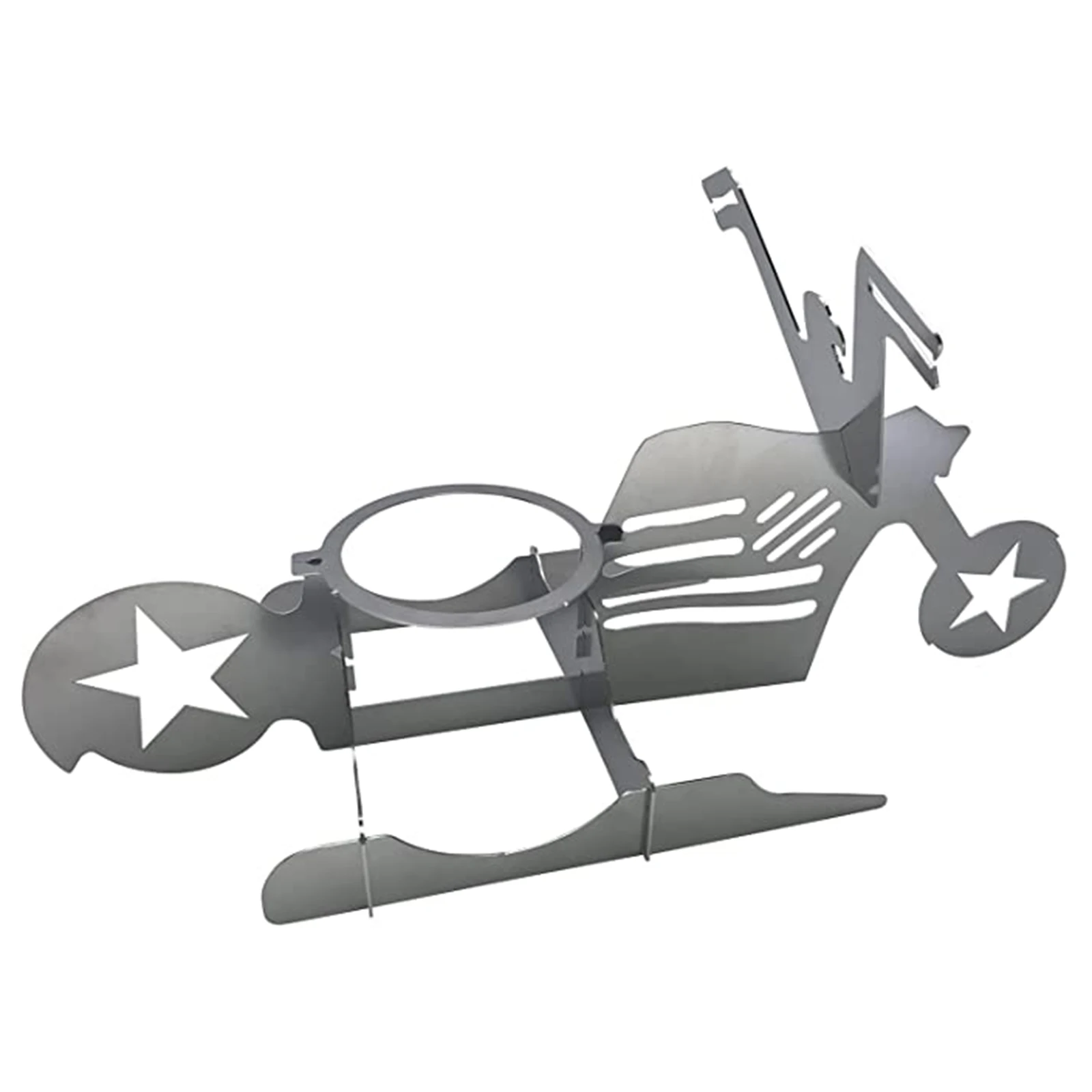 

Portable Stainless Steel Grill Beer Can Chicken Stand For Camping Family Gathering and Holiday Roast Rack BOM666