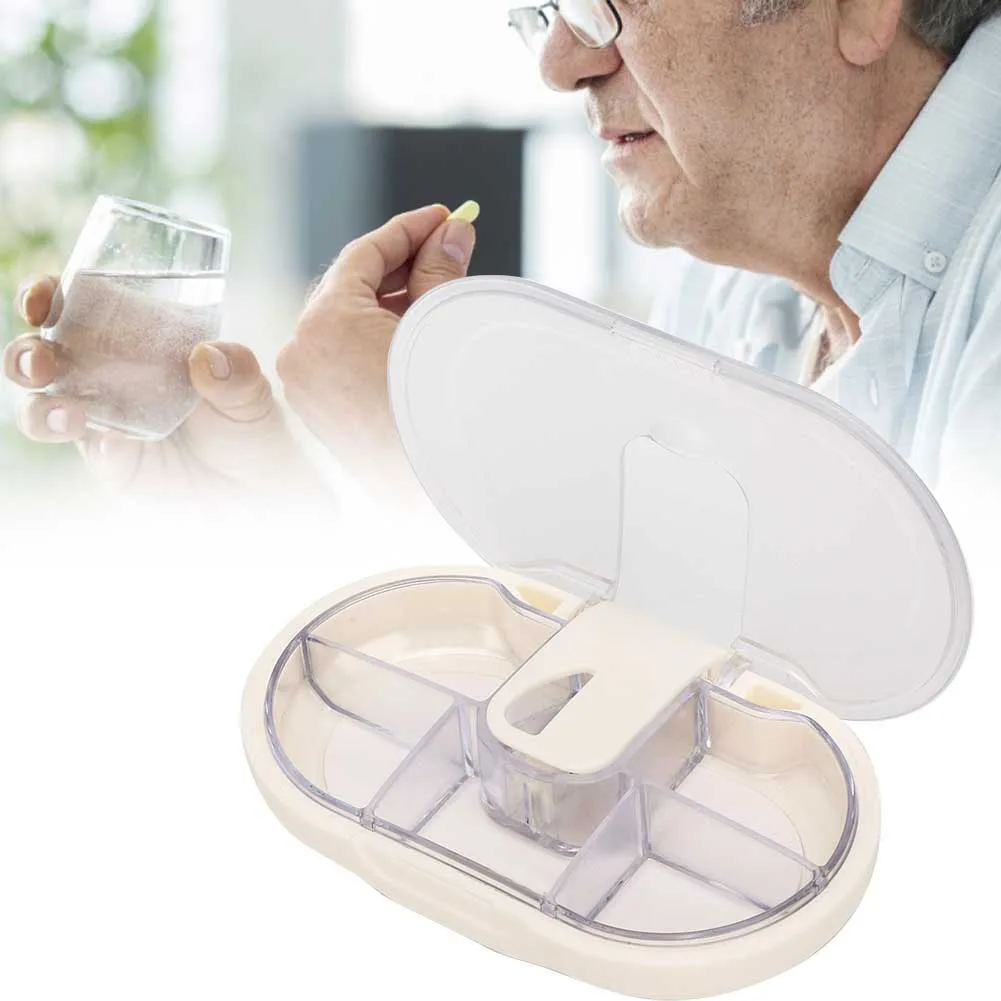 

Pills Organizer Weekly Medicine Containers Tablet Storage Case Holder with Pills Splitter Medicine Boxes Dispensing Medical Kit