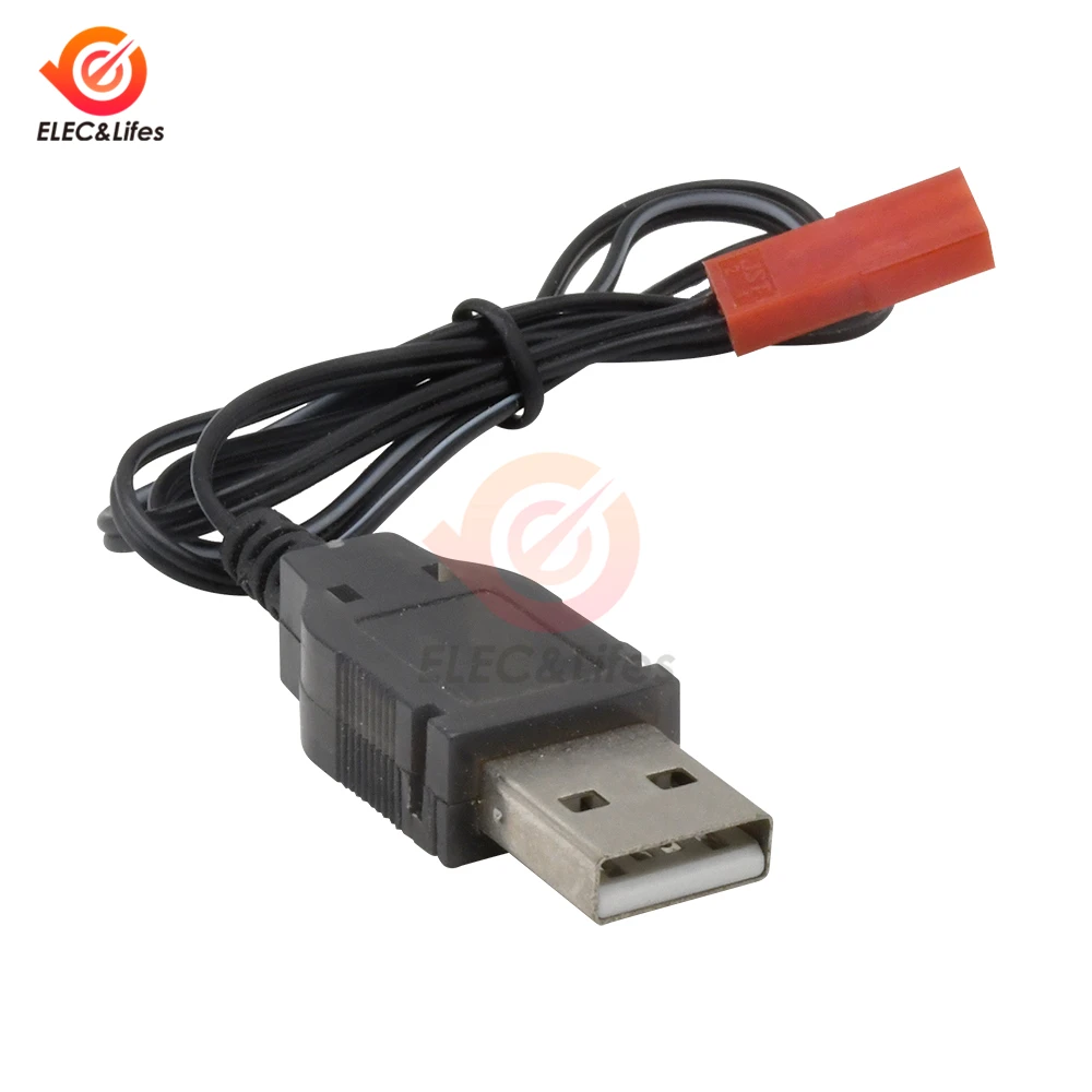 

3.7V 1S Lipo Lithium Battery USB Charger Cable JST Female head module for RC Battery Drone Quadcopter Mobile Phone Power Cord