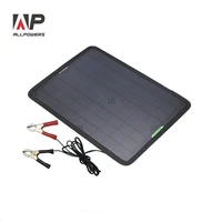 allpowers solar panel 18v 10w charger for bike car yacht outdoor usb portable solar car battery charging plate