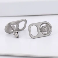 vintage ring pull can earrings classical fashion creative stainless steel stubs earrings for women men jewelry party accessories