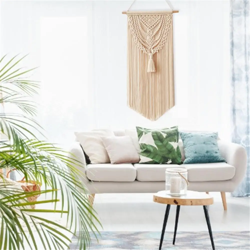 Макраме гобелен ручной работы в стиле бохо шикарный настенный Декор для дома