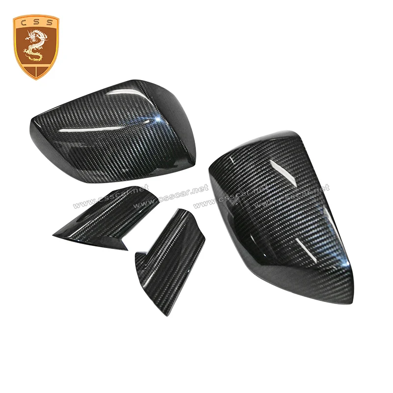 

Car Accessories Dry Carbon Fiber Side Mirror Frame Caps Cover Replacement Fit For 2011-2014 LP700 Side Mirror Car
