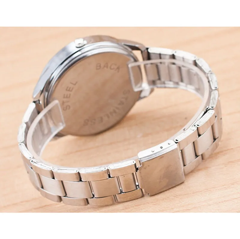

Fashion Crystal Analog Quartz Stainless Steel Band Women Bracelet Wrist Watch