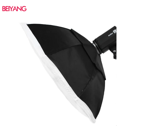 Портативный Зонт BEIYANG 95 см 37 5 дюйма восьмиугольный софтбокс вспышка Speedlight Speedlite с