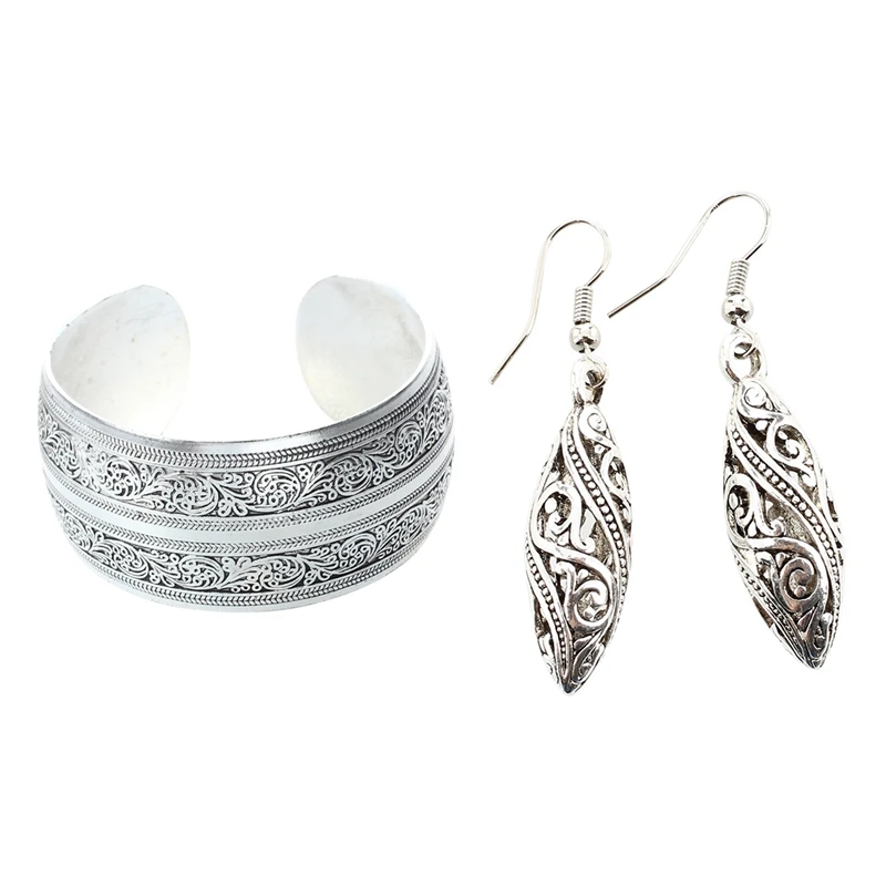 Висячие серьги из тибетского серебра 1 шт. и пара | Украшения аксессуары