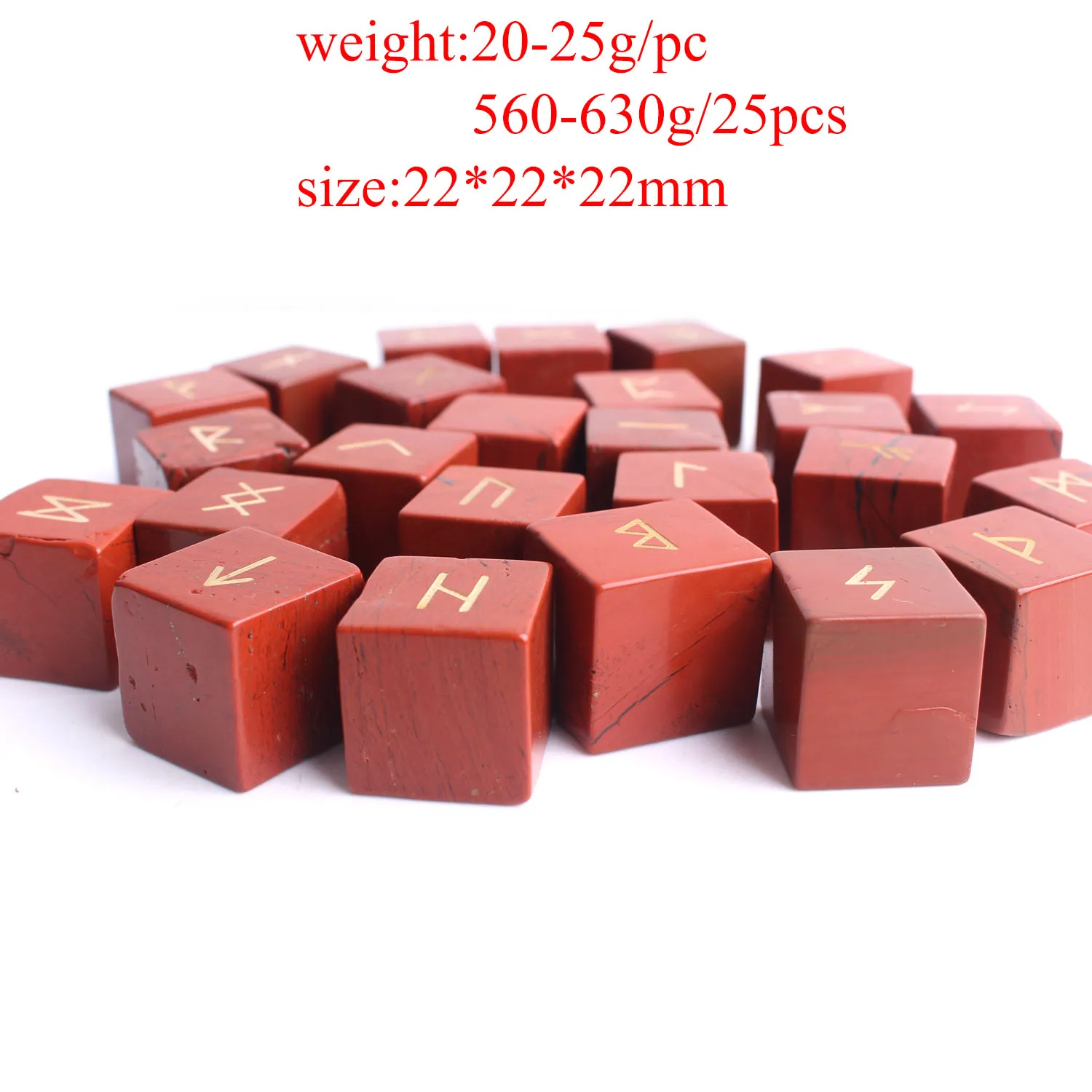 25 шт. Натуральная красная яшма/Розовый кварц/тигровый глаз квадратная гравировка