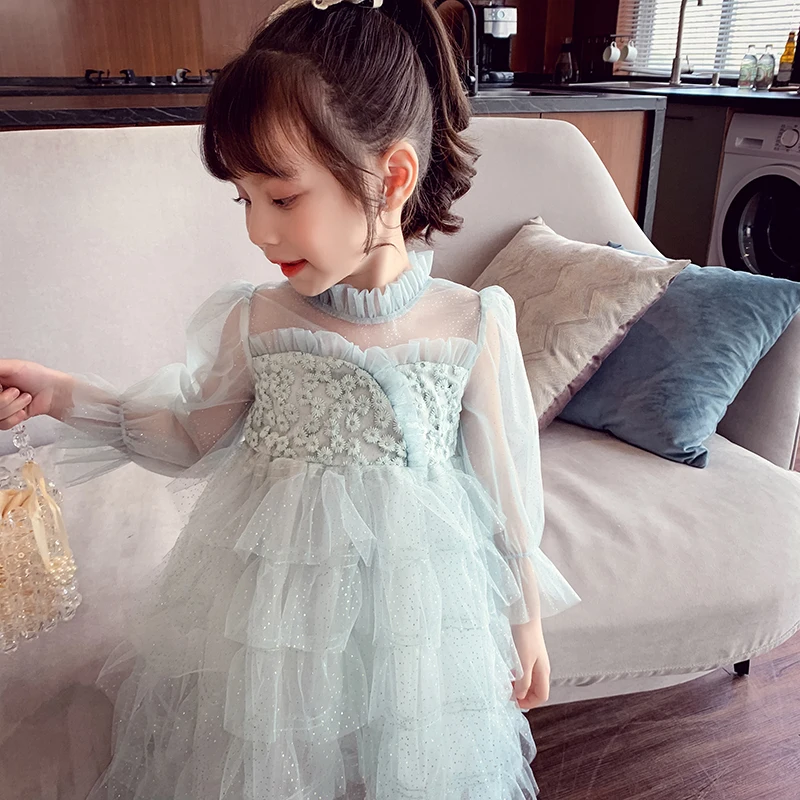 

4-10Y Girls Dresses Kids Dresses For Girls Party Dresses For Girls Girls Autumn Clothes Princess Dress Pink Dress