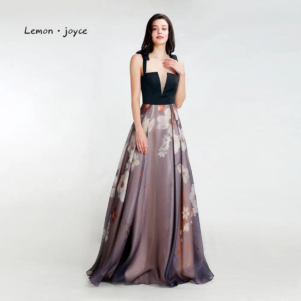 Lemon joyce черные вечерние платья 2020 Новое поступление сексуальные иллюзионные с