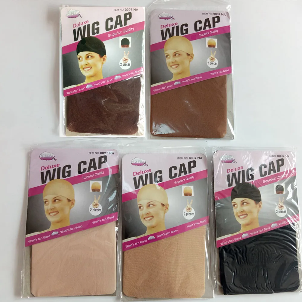 

Quality Deluxe Wig Cap Hair Net For Weave Hair Cap Wig Nets Stretch Mesh Wig Cap For Making Wigs Free size 12pieces(6bags)