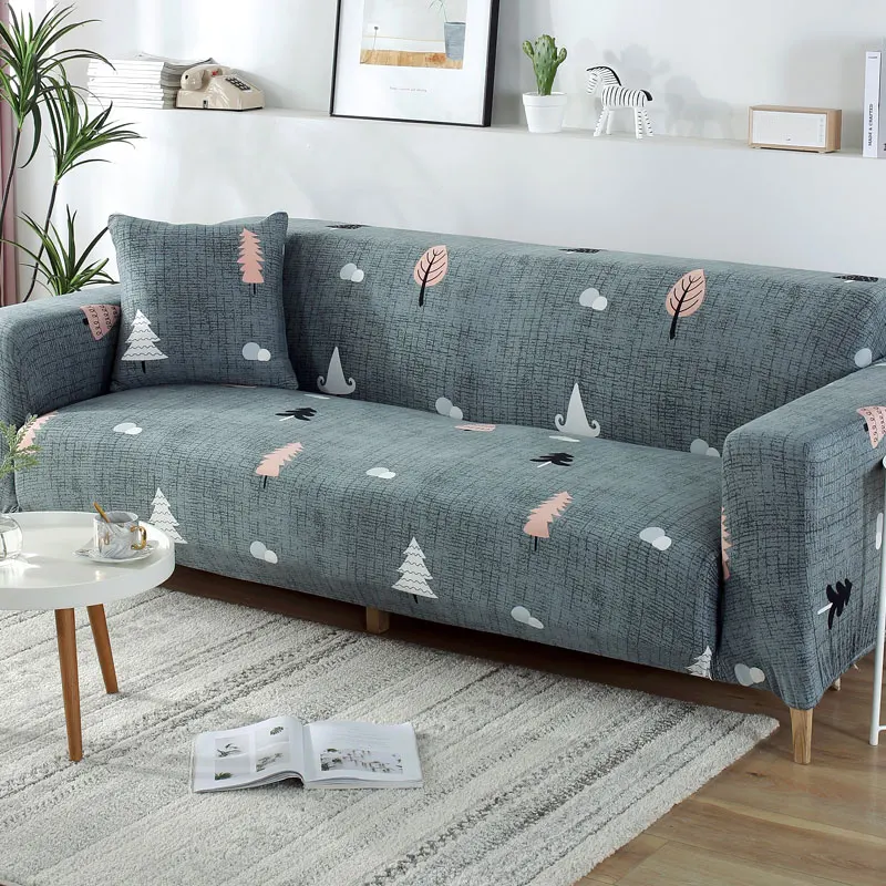

Sofa Cover Elastic Slipcover for Living Room Modern Sectional Corner Sofa Armchair Couch Cover 1/2/3/4-seater