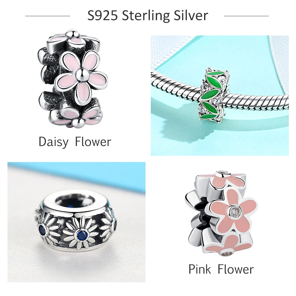 Винтажный Браслет ELESHE ожерелье из стерлингового серебра 925 пробы с синим