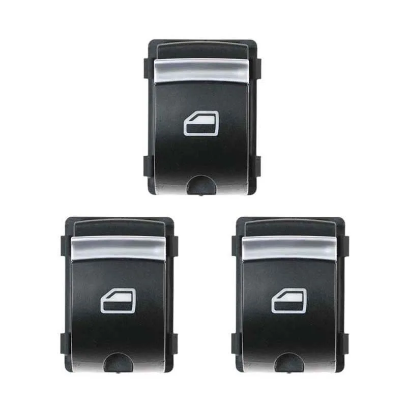 

4F0959855B Хромированная кнопка главного переключателя окна для Audi A3 8P1 8PA 2003-2014 и Q7 4L 2006 2007 2014 4F0959851H